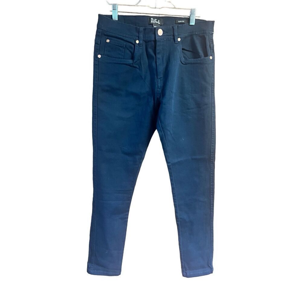 Refuel Men’s Slim Fit Navy Jeans Sz 32/31 NWOT